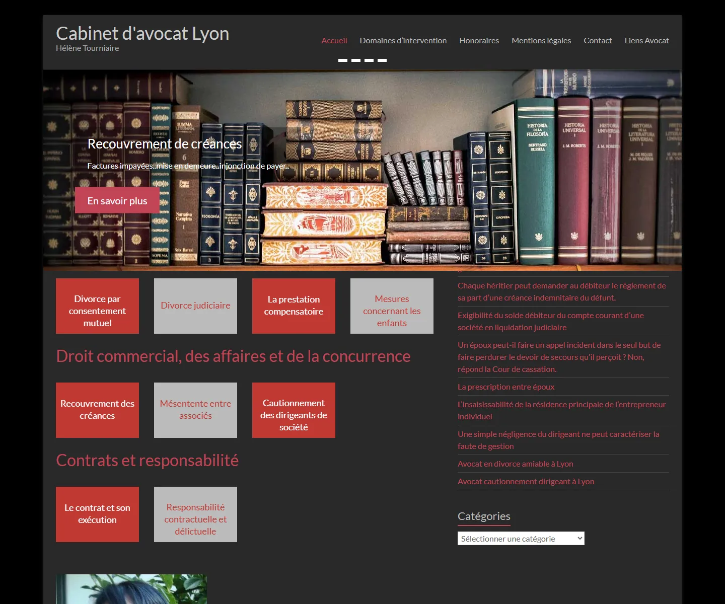 Capture du site Me Hélène Tourniaire