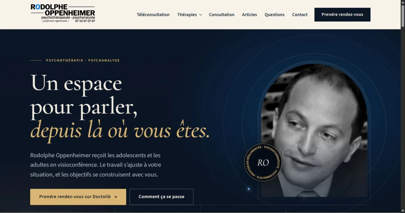 Capture du site Psy-92.net