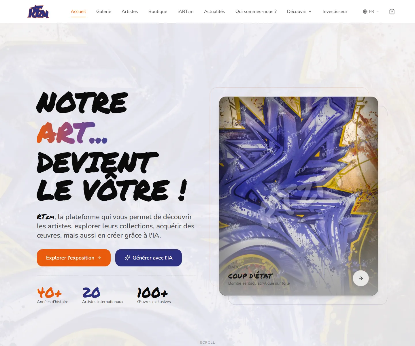 Capture du site RTZM