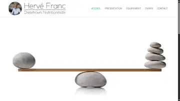 Aperçu du site Hervé Franc