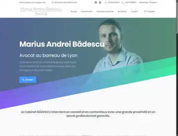 Aperçu du site Marius Bădescu