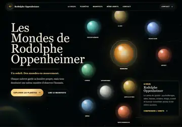 Aperçu du site Rodolphe Oppenheimer